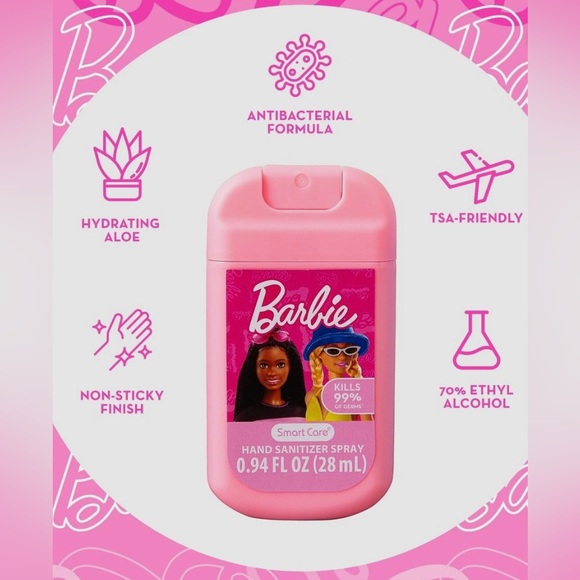 🆕💕 SMART CARE LIMITED EDITION “BARBIE” HAND SANITIZERS SET OF 3. BRAND NEW! - Picture 5 of 10